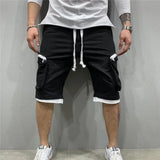 WEISSE CARGO SHORTS FÜR HERREN Schwarz / M