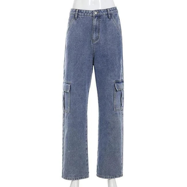 WEITE DAMEN CARGO JEANS