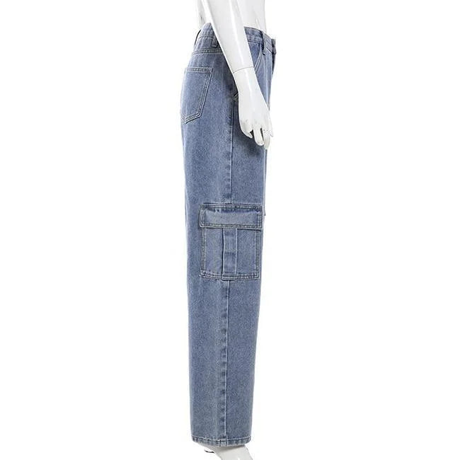 WEITE DAMEN CARGO JEANS
