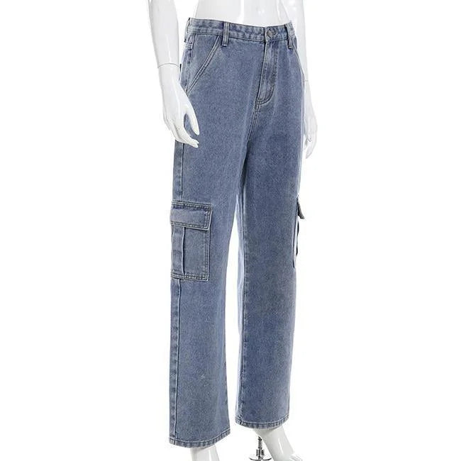 WEITE DAMEN CARGO JEANS