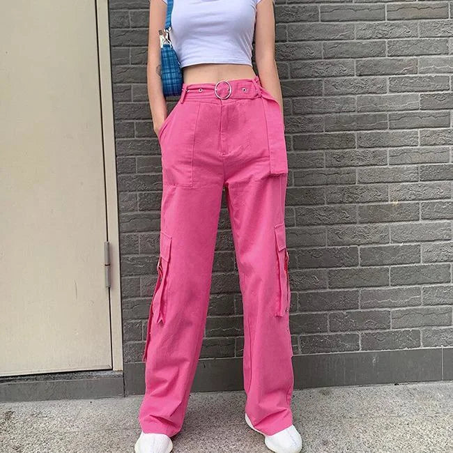 WEITE ROSA DAMEN CARGO HOSE Rosa / S