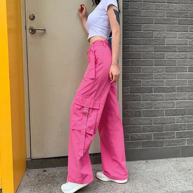 WEITE ROSA DAMEN CARGO HOSE
