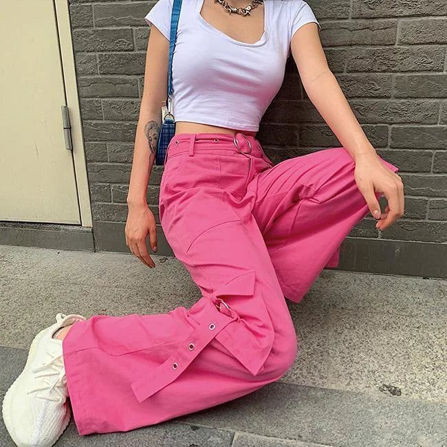 WEITE ROSA DAMEN CARGO HOSE