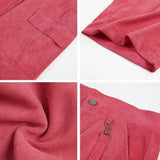 WEITE ROSA VELOURS CARGO HOSE